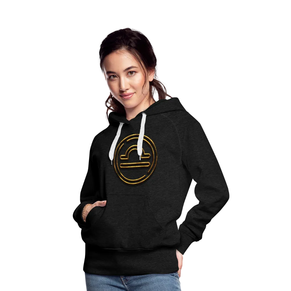 Libra 3D Gold Women’s Premium Hoodie