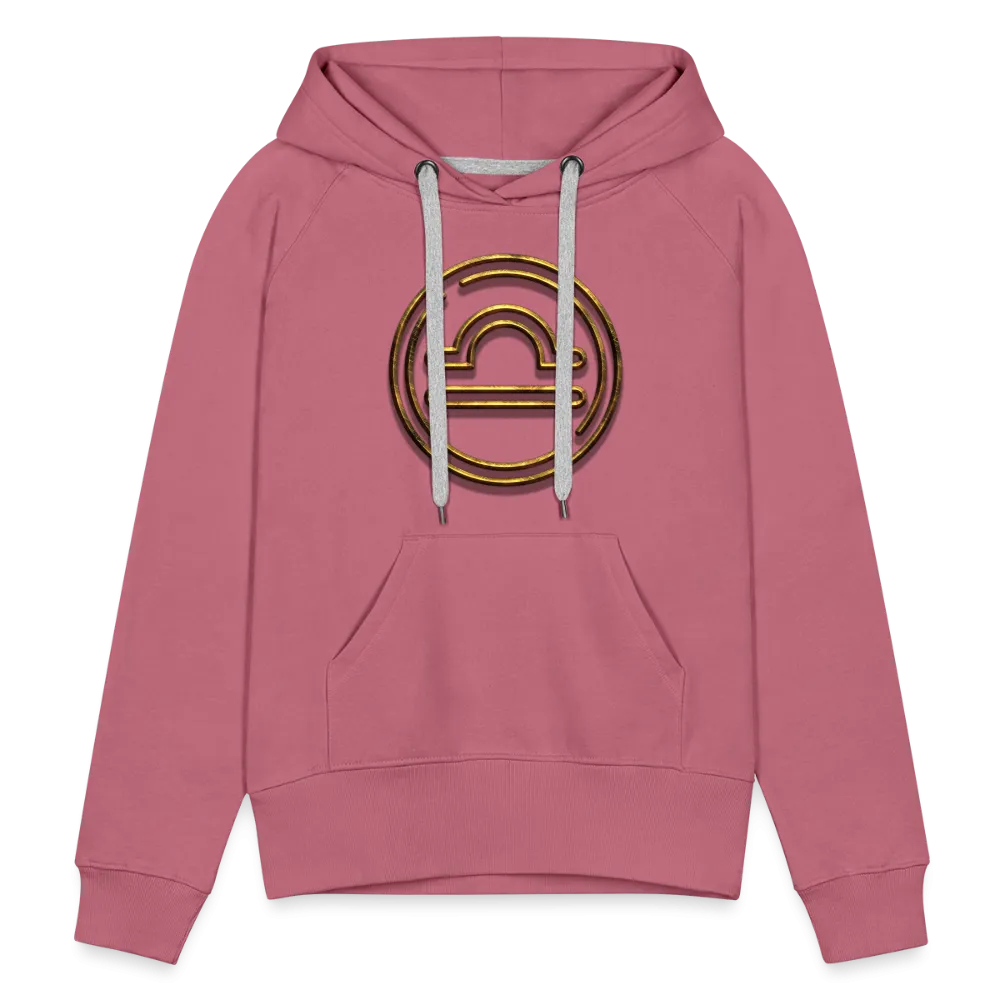 Libra 3D Gold Women’s Premium Hoodie