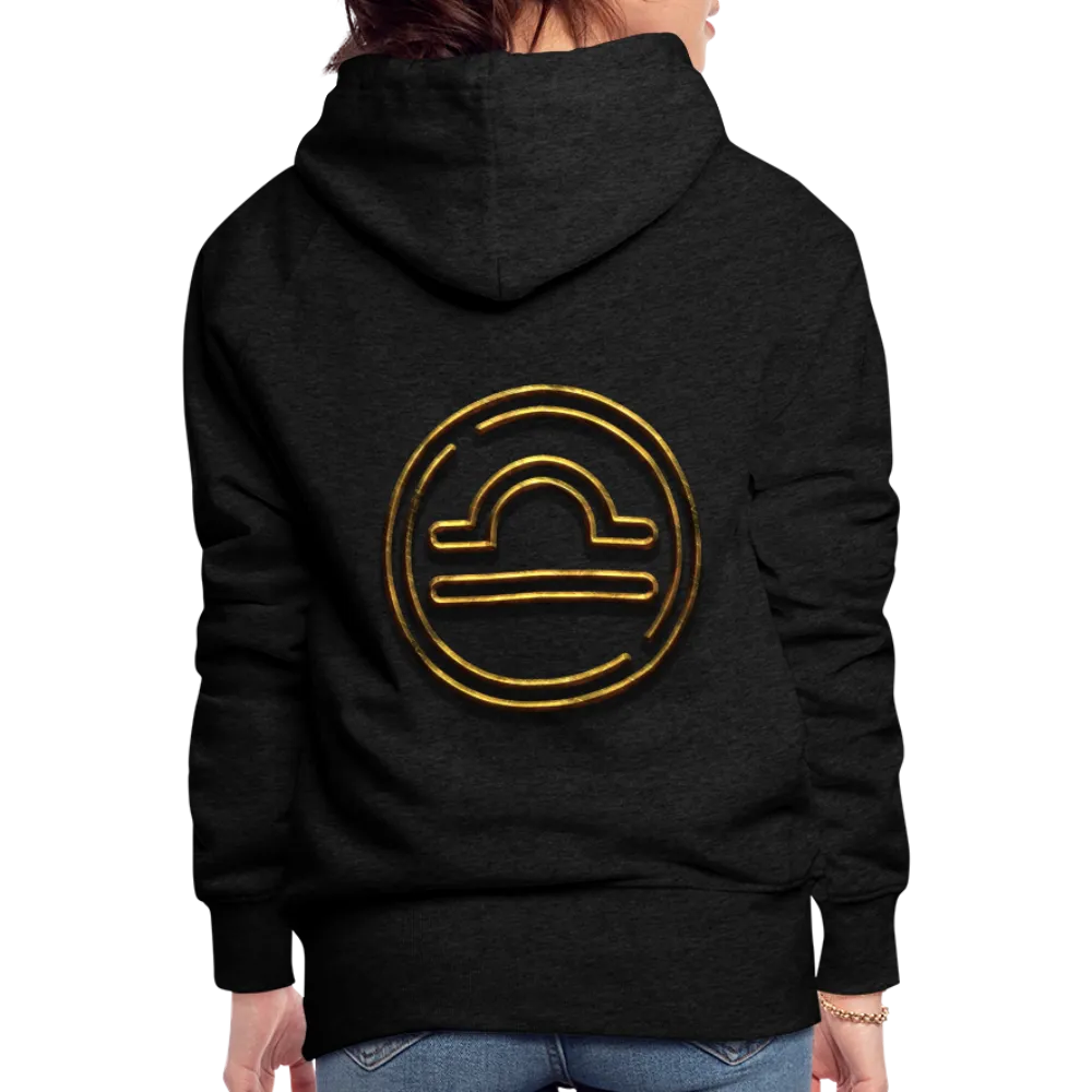 Libra 3D Gold Women’s Premium Hoodie