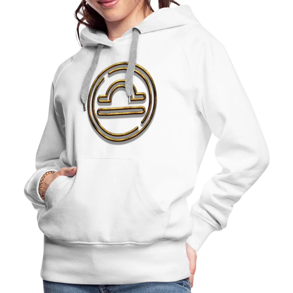 Libra 3D Gold Women’s Premium Hoodie