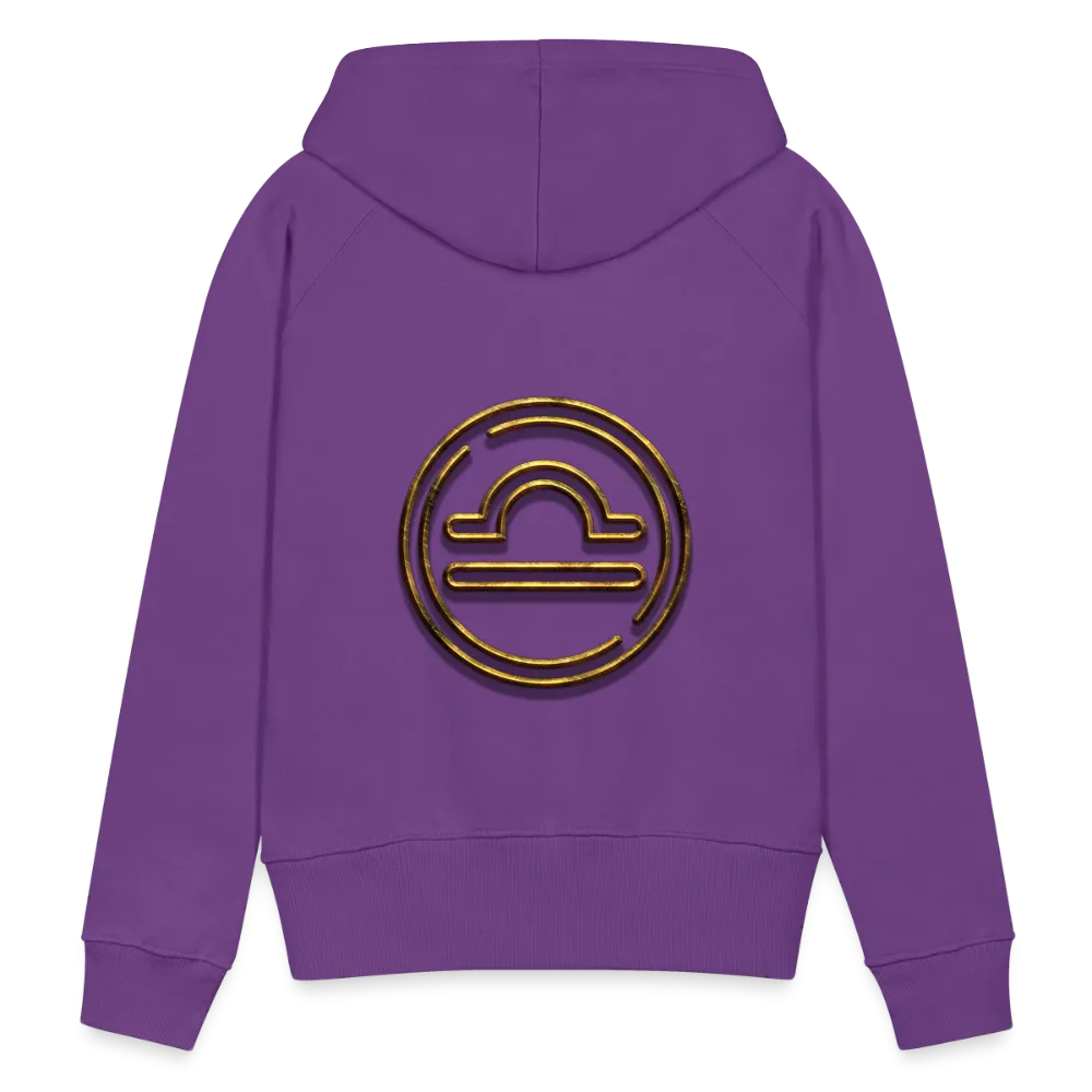 Libra 3D Gold Women’s Premium Hoodie