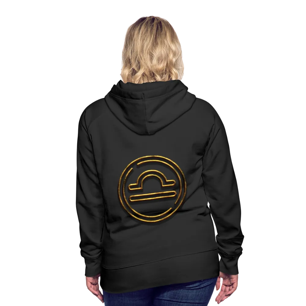 Libra 3D Gold Women’s Premium Hoodie