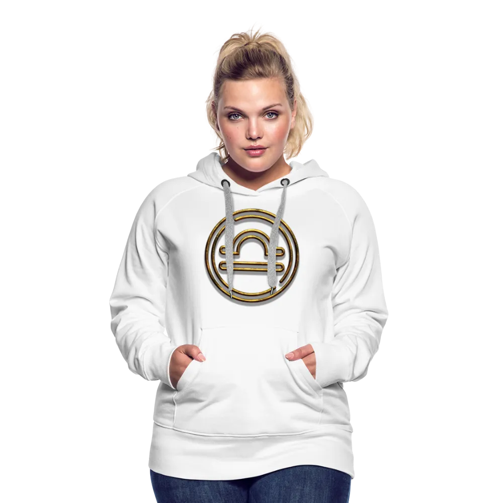 Libra 3D Gold Women’s Premium Hoodie