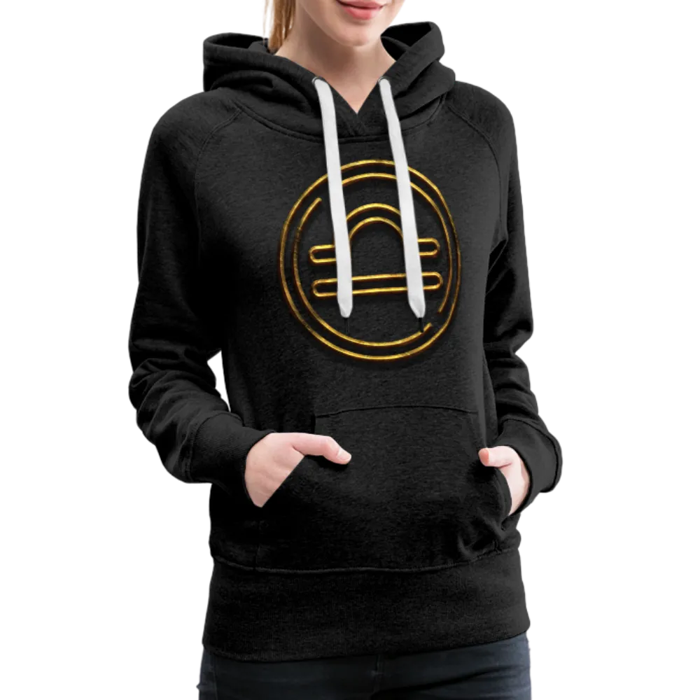 Libra 3D Gold Women’s Premium Hoodie