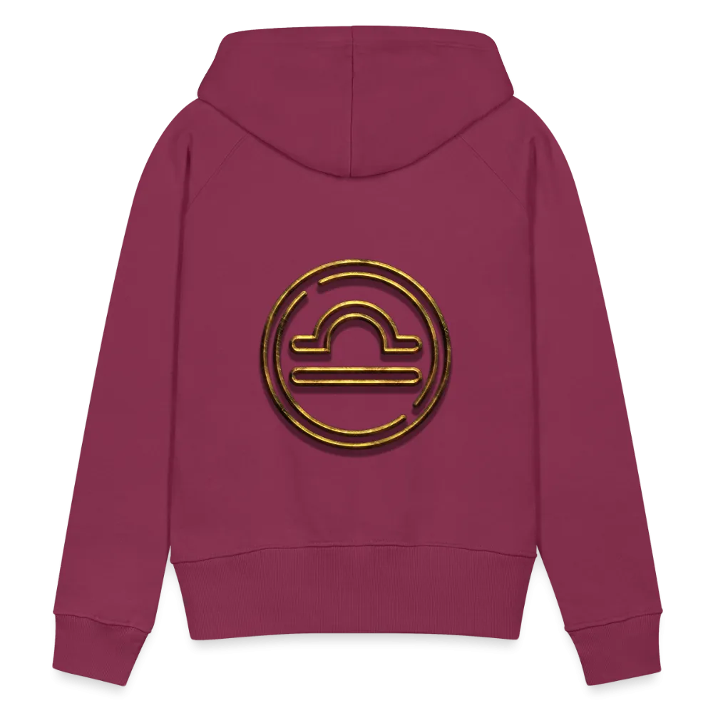 Libra 3D Gold Women’s Premium Hoodie
