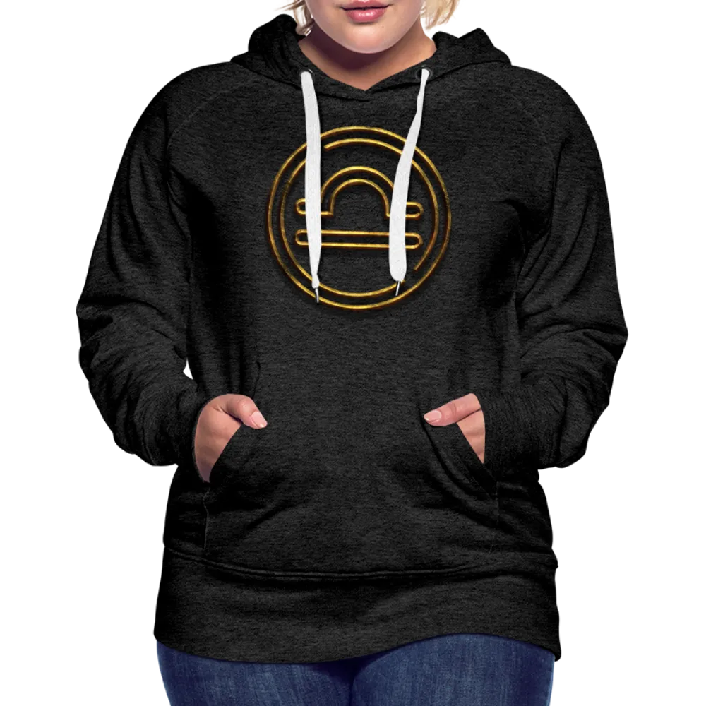Libra 3D Gold Women’s Premium Hoodie