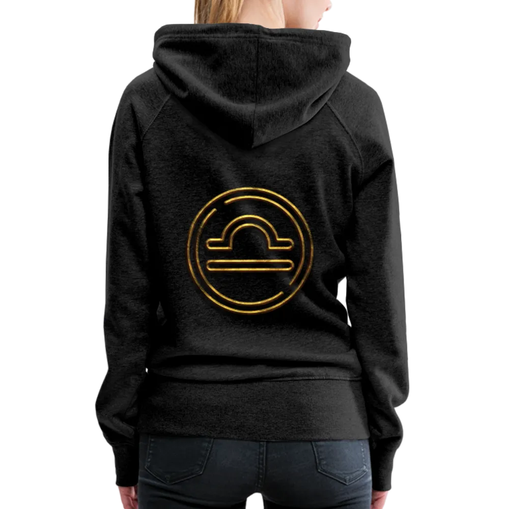 Libra 3D Gold Women’s Premium Hoodie