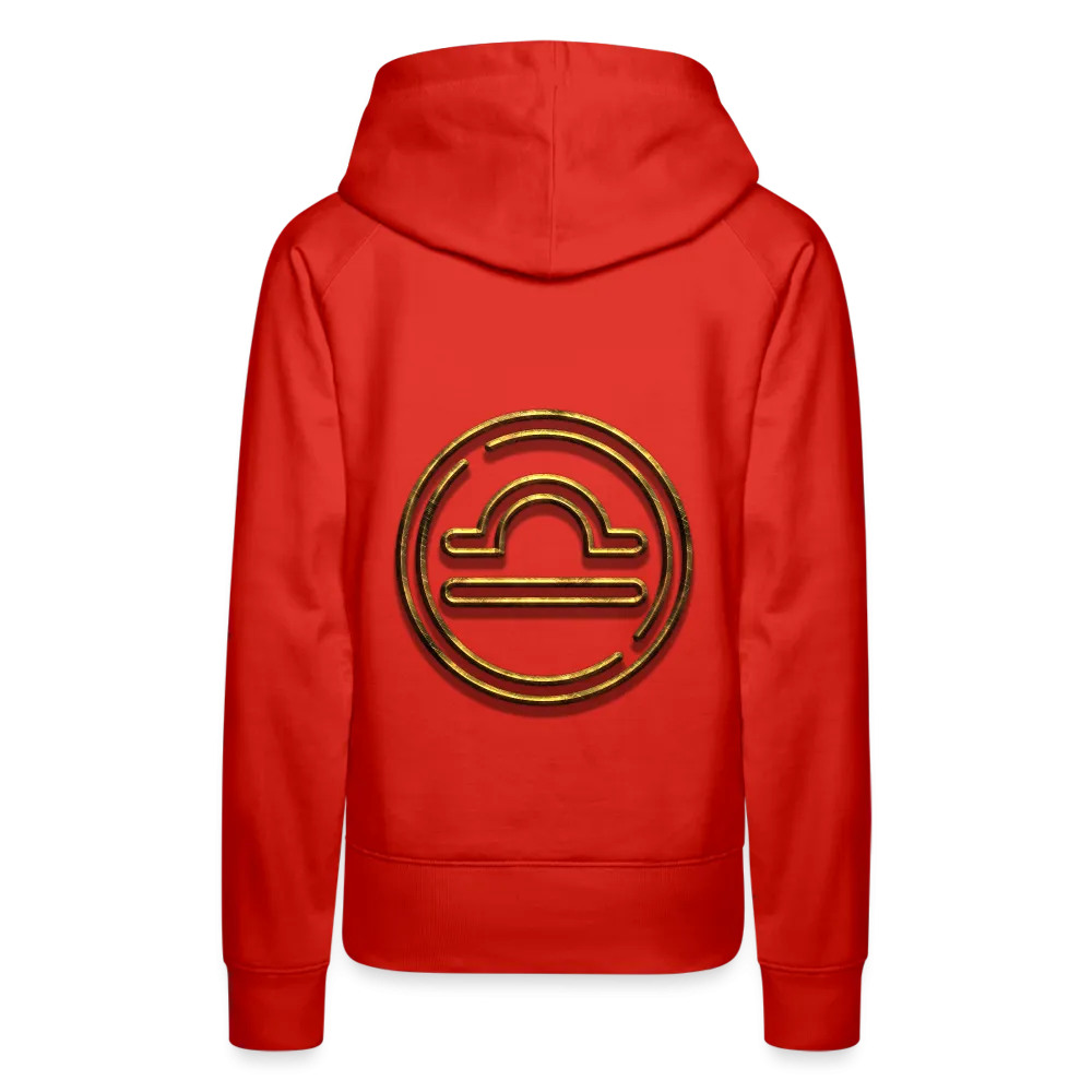 Libra 3D Gold Women’s Premium Hoodie