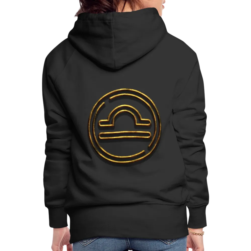 Libra 3D Gold Women’s Premium Hoodie