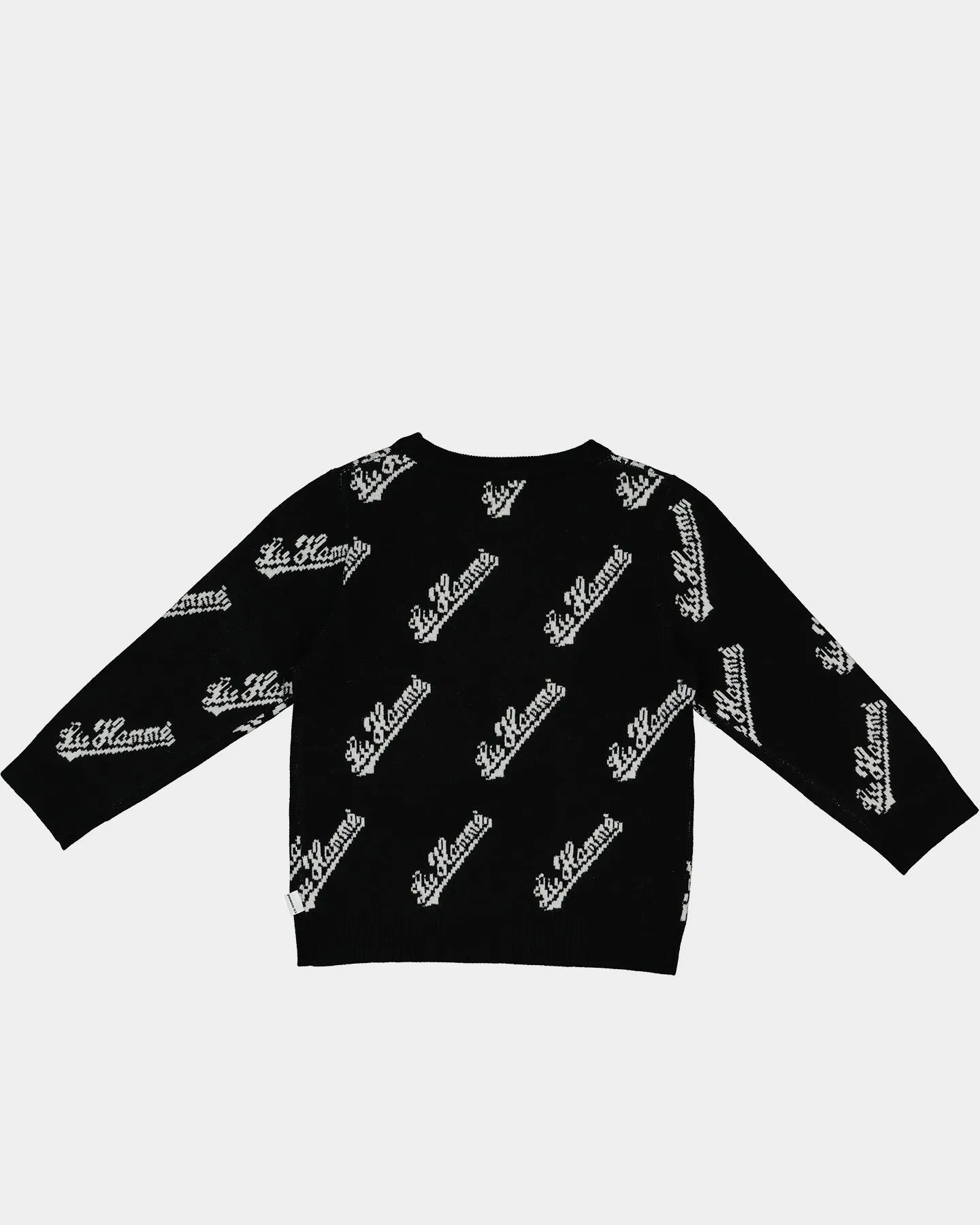 Lil Hommé Kid's PDB Repeat Knitted Sweater Black