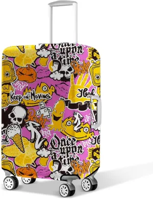 Luggage Covers for Suitcase Protector Tsa Approved Fits 26-28 Inch Luggage, Custom Baggage Cover for Travel Anti Scratch Dirt Washable.