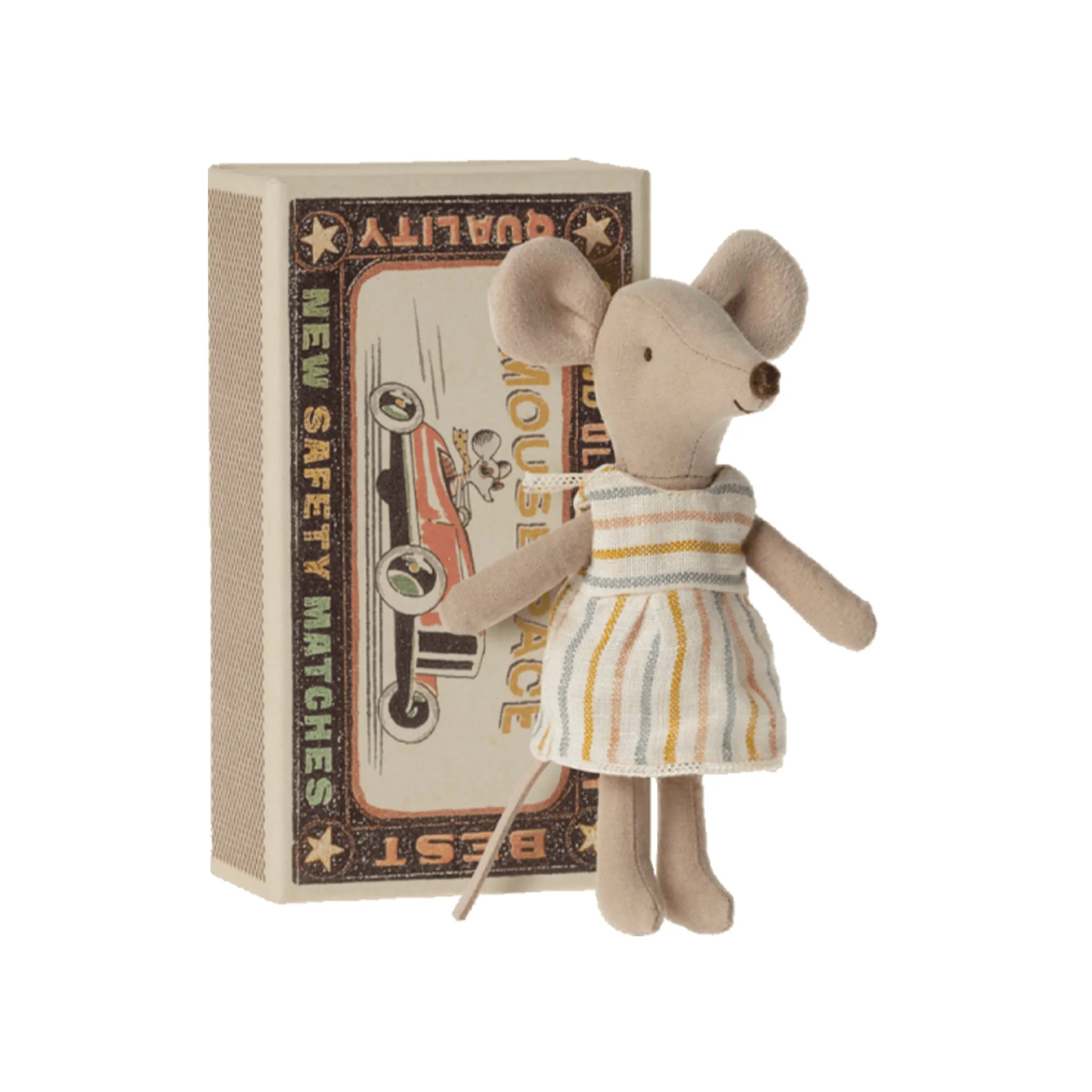 Maileg Big Sister Mouse in Matchbox Soft Toy