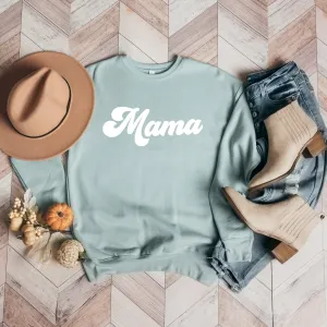 Mama Sponge Fleece Premium Crewneck Sweatshirt (Groovy)