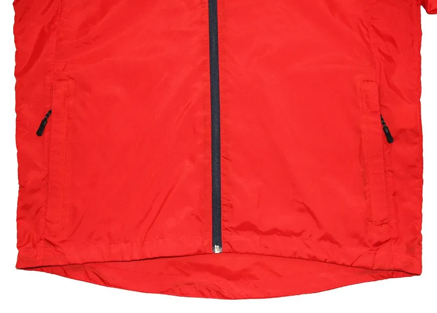 Men's Nylon Concealed Hood Water Resistant Windbreaker