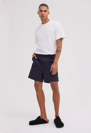 Mile Cotton Short - Darkest Navy