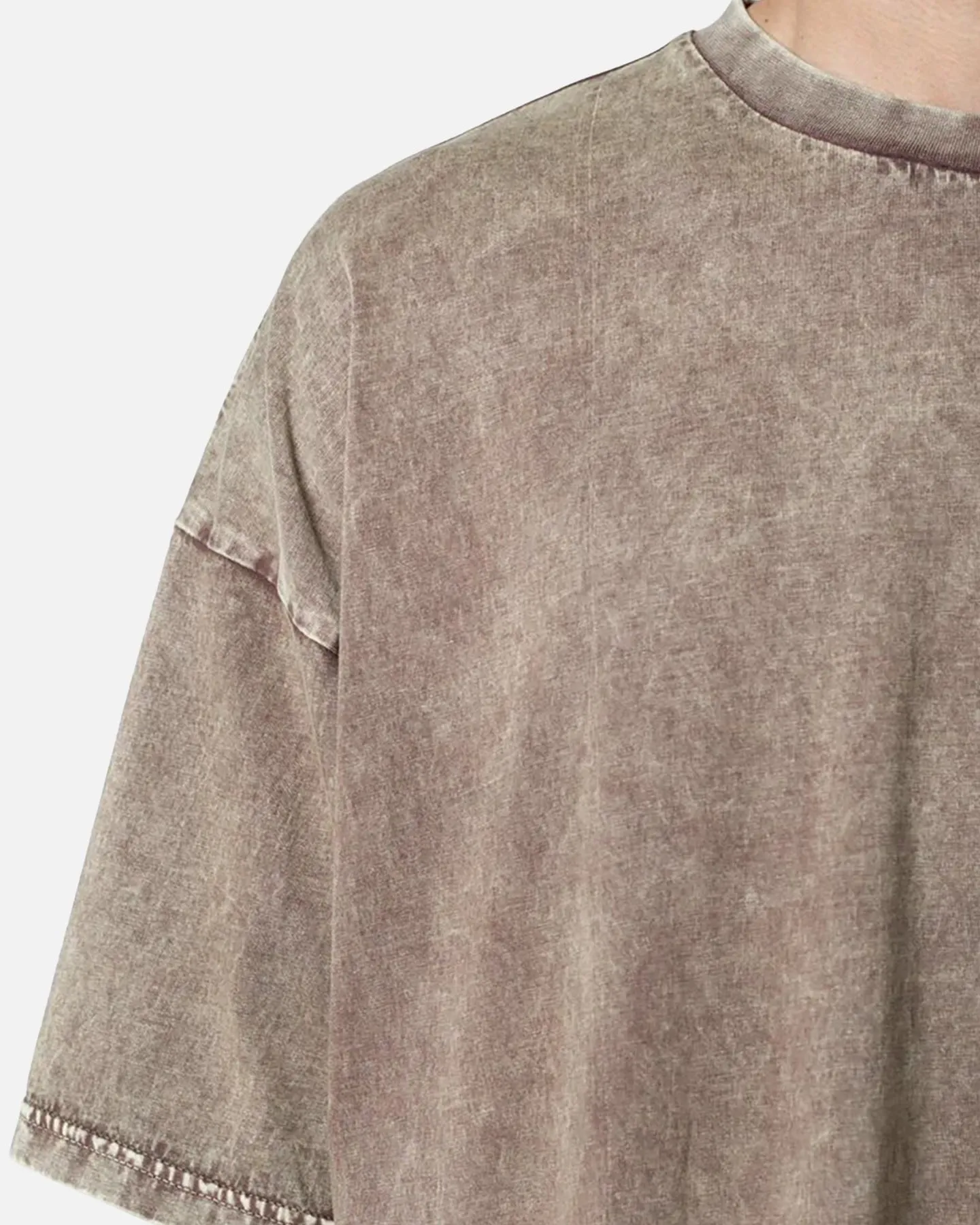 MNML Washed Acid T-Shirt Brown