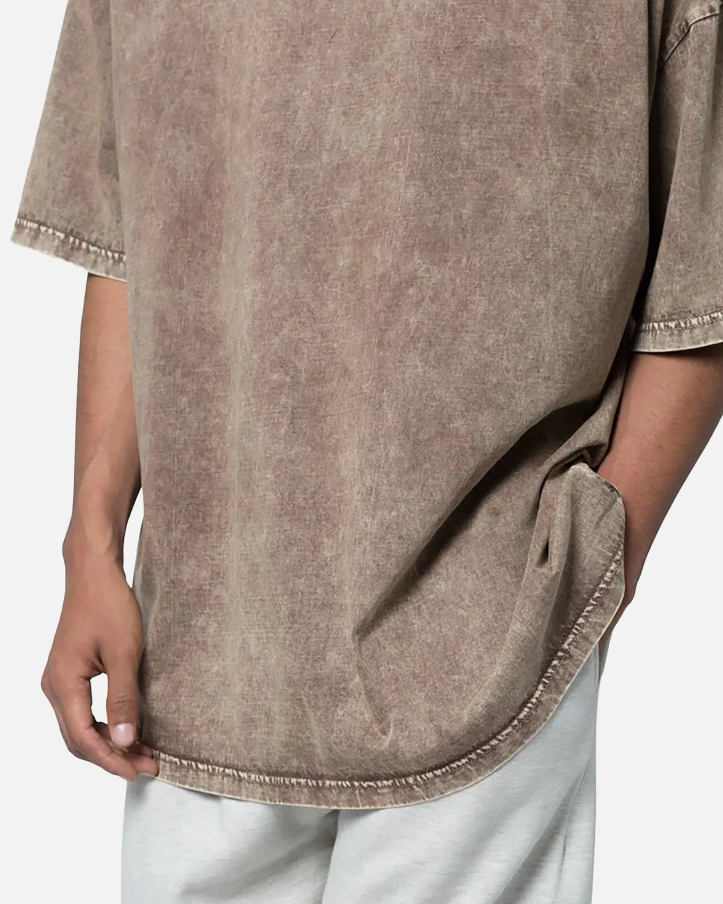 MNML Washed Acid T-Shirt Brown