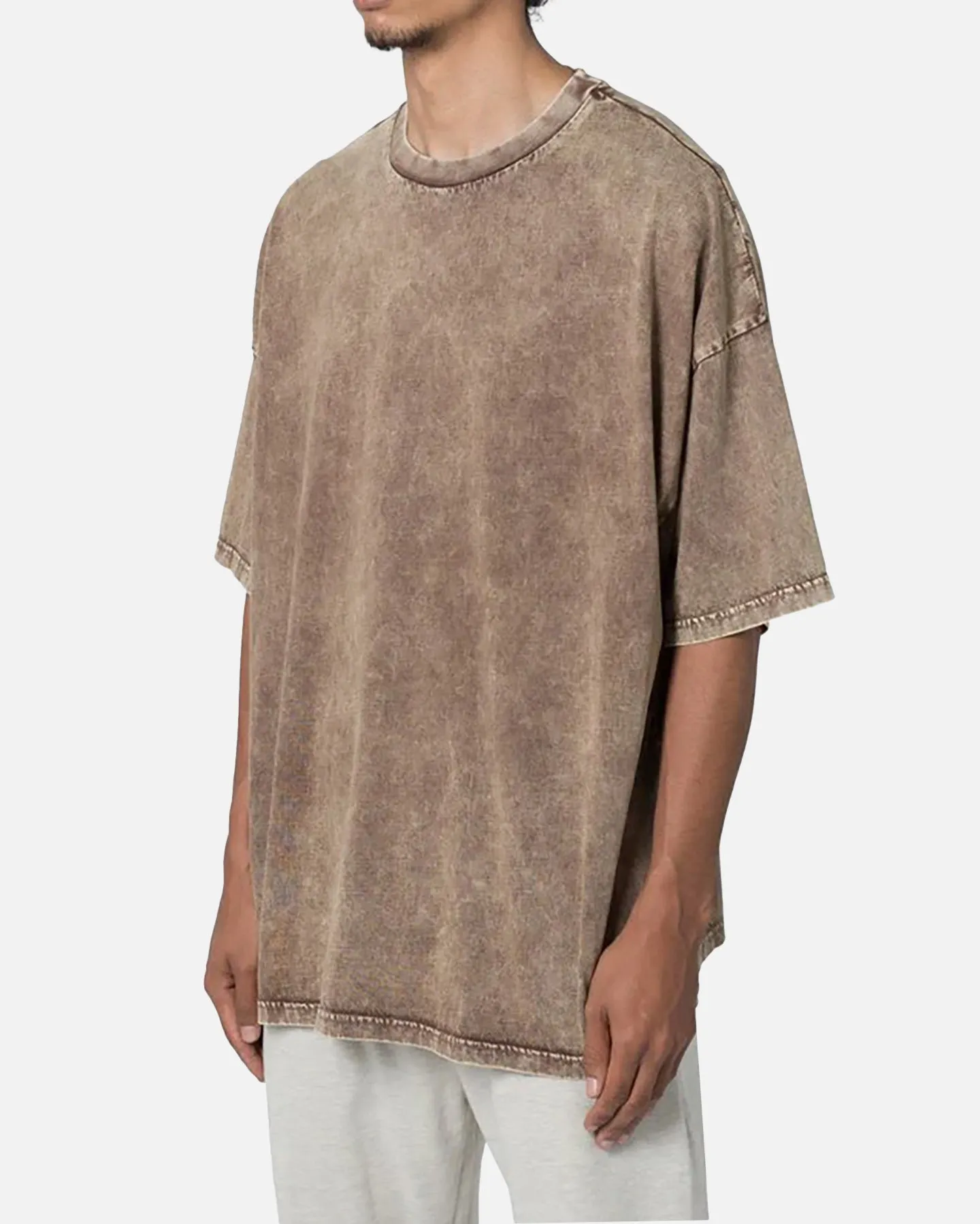 MNML Washed Acid T-Shirt Brown