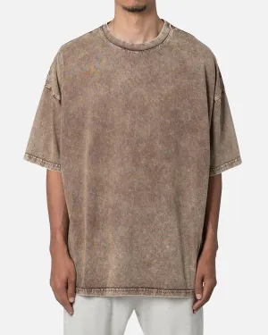 MNML Washed Acid T-Shirt Brown