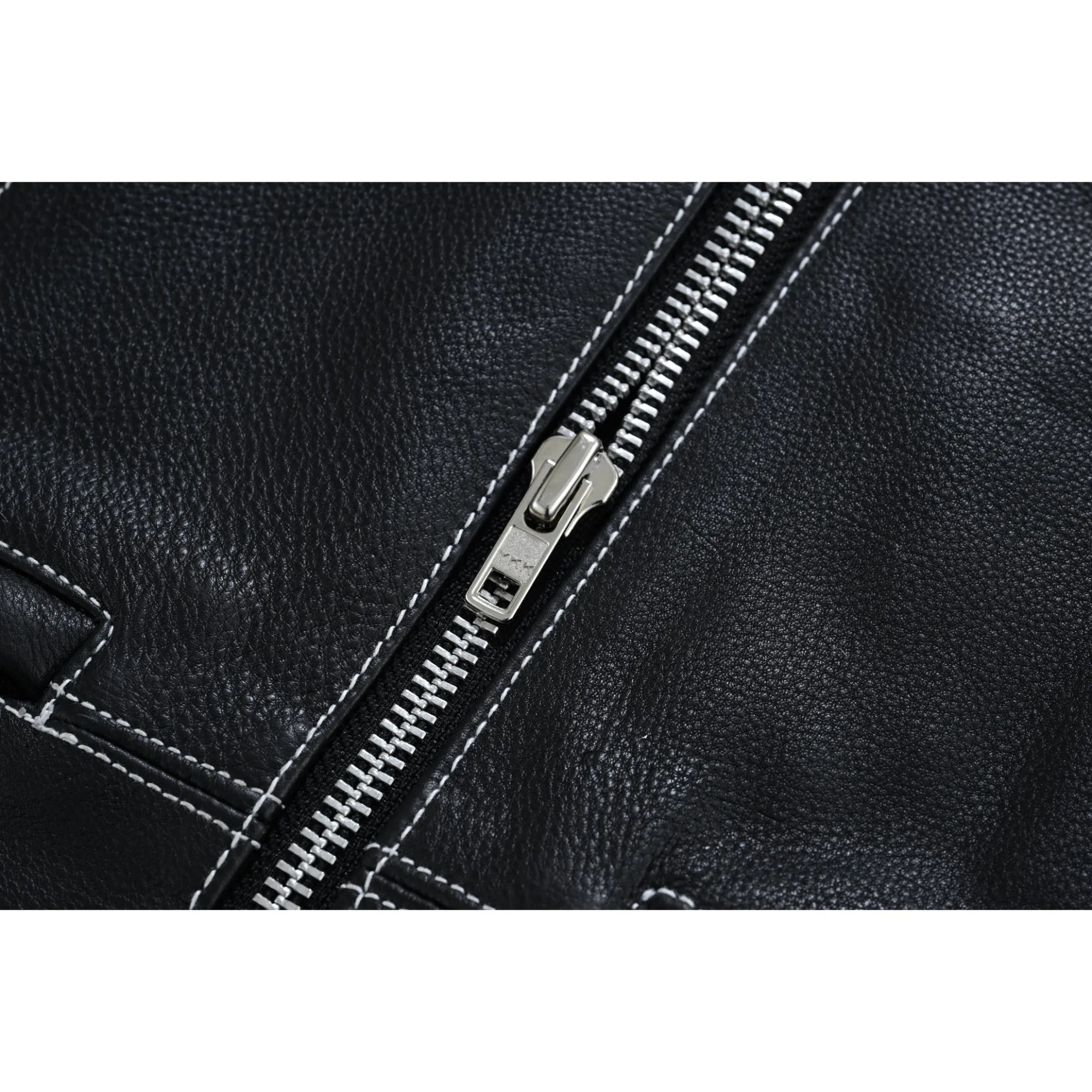 Night Edge Black Ladies Leather Vest