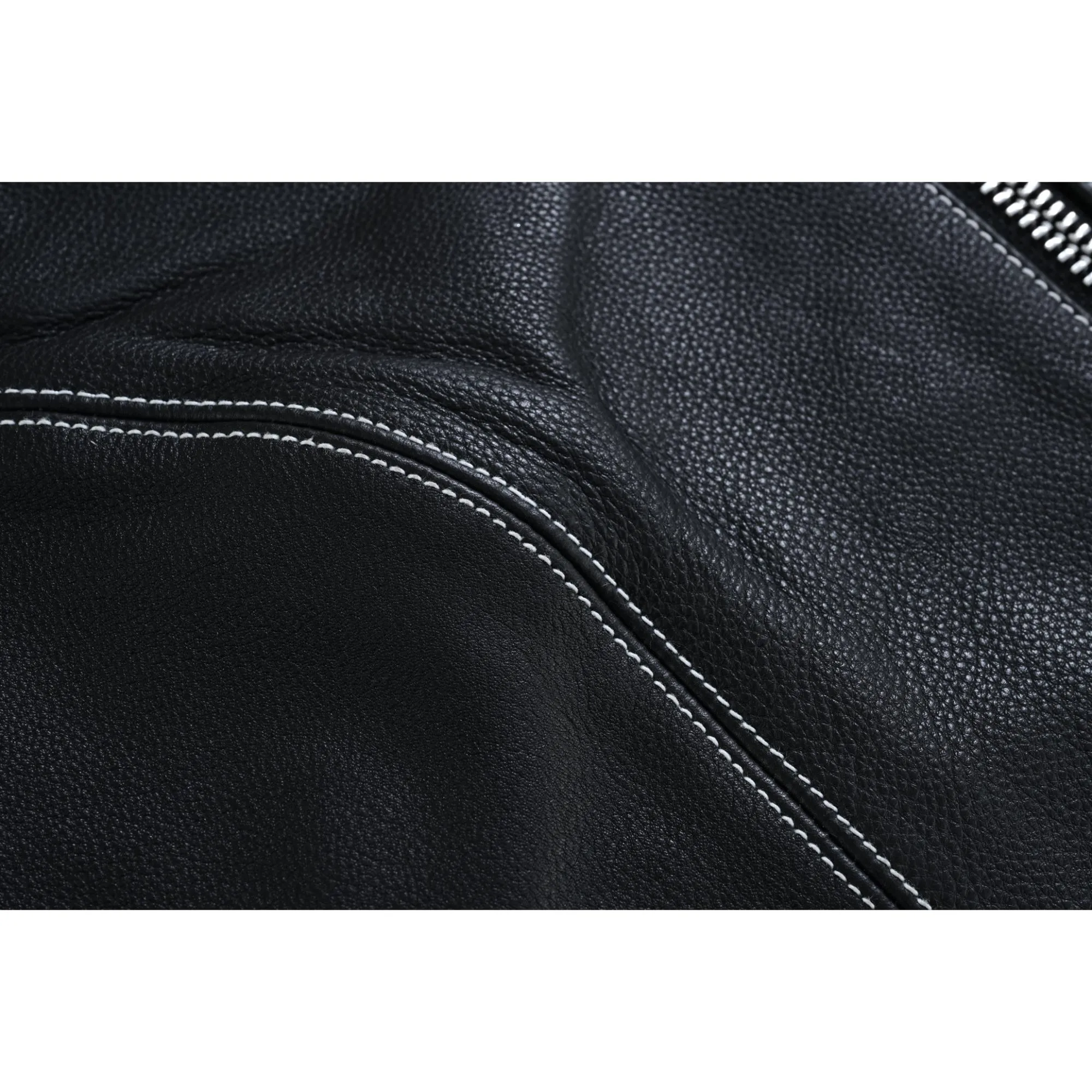 Night Edge Black Ladies Leather Vest