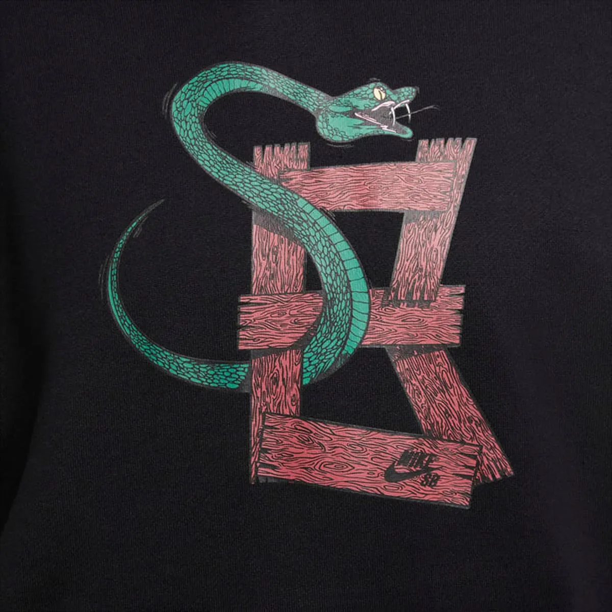 Nike SB Snake Hoodie - Black/White