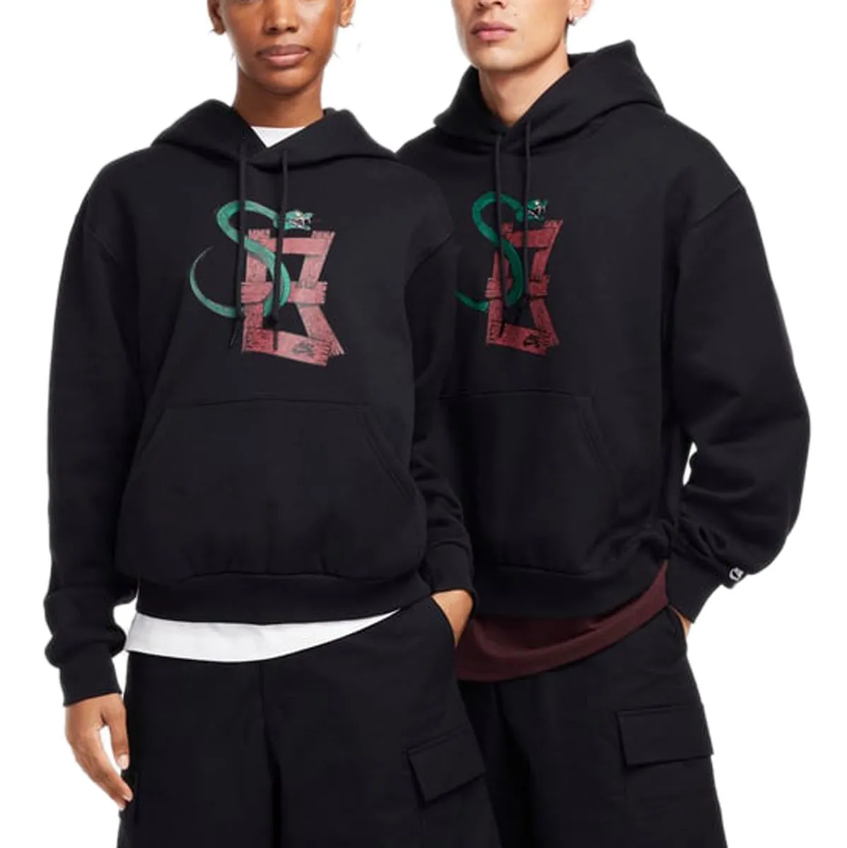 Nike SB Snake Hoodie - Black/White