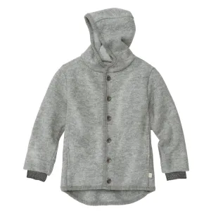 ORGANIC BOILED MERINO WOOL JACKET - gray