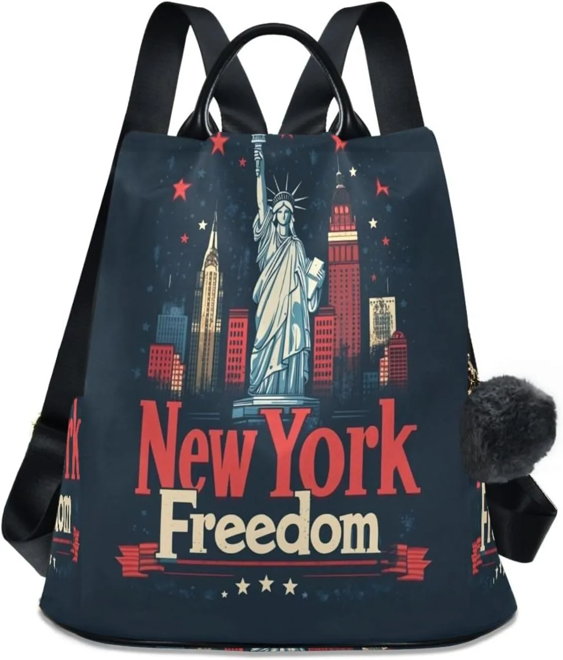 Sinestour City Freedom Backpack Purse Anti-Theft Casual Travel Rucksack Fashion Lightweight Shoulder Bag for Carryon Handbag Women