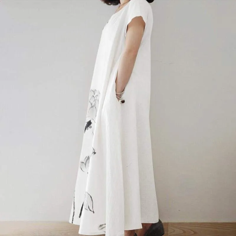 Soft Enya Lotus Dress