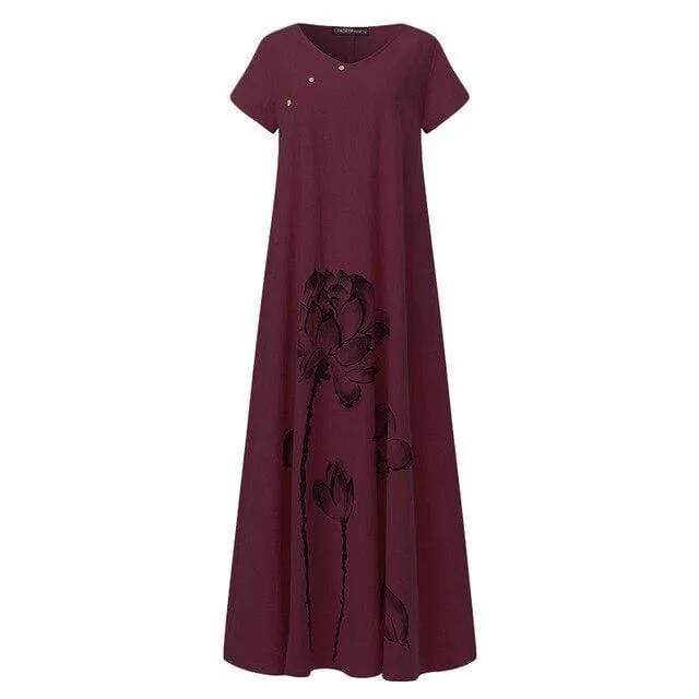 Soft Enya Lotus Dress