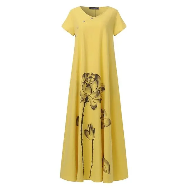 Soft Enya Lotus Dress