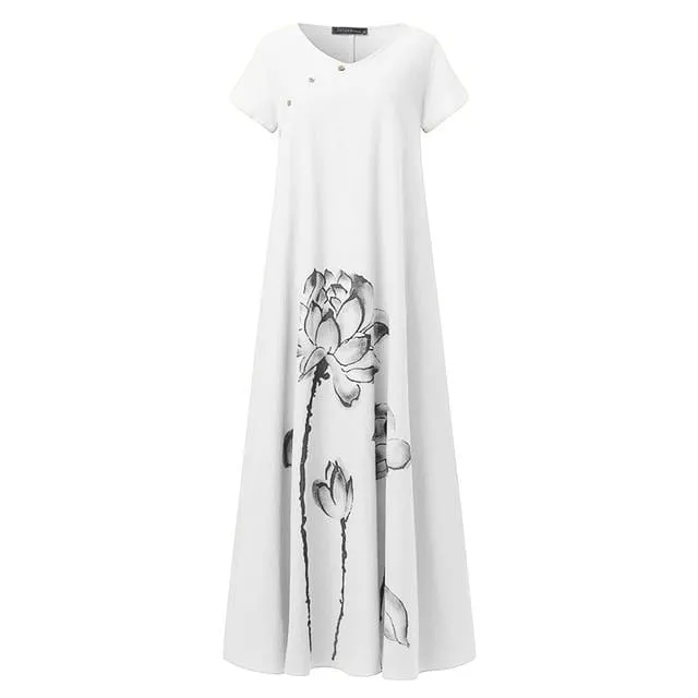 Soft Enya Lotus Dress