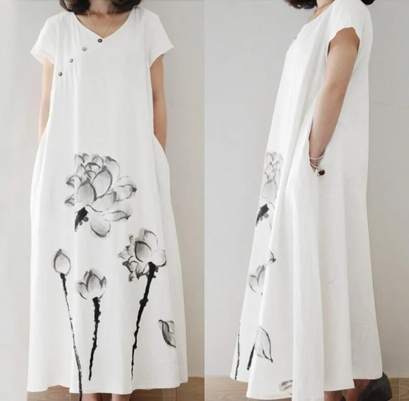 Soft Enya Lotus Dress