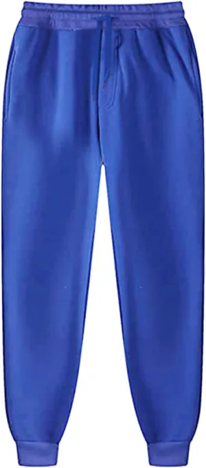 Sweatpants for Men Casual Baggy Work Hiking Joggers Athletic Jogging Running Pants Drawstring Stretch Waist Trouser