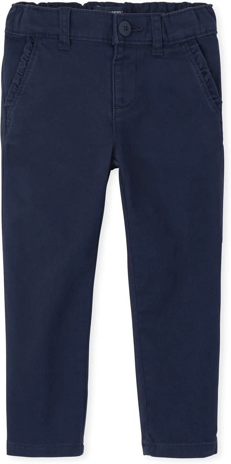 The Children's Place Baby Girls' and Toddler Skinny Chino Pants