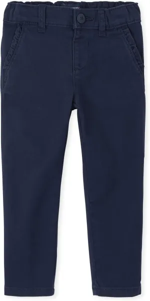 The Children's Place Baby Girls' and Toddler Skinny Chino Pants