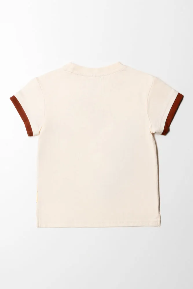 The Lion King Short Sleeve T-Shirt Cream