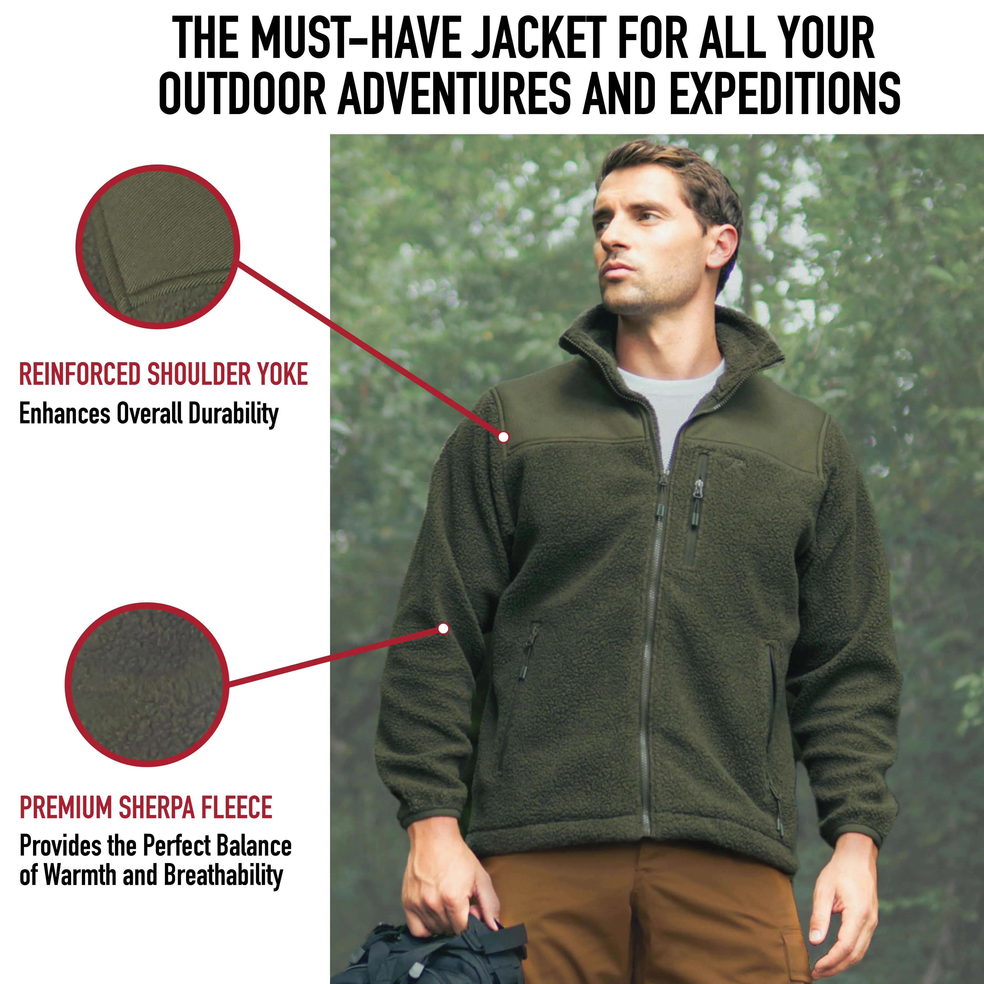 Trailsman Sherpa Fleece Jackets