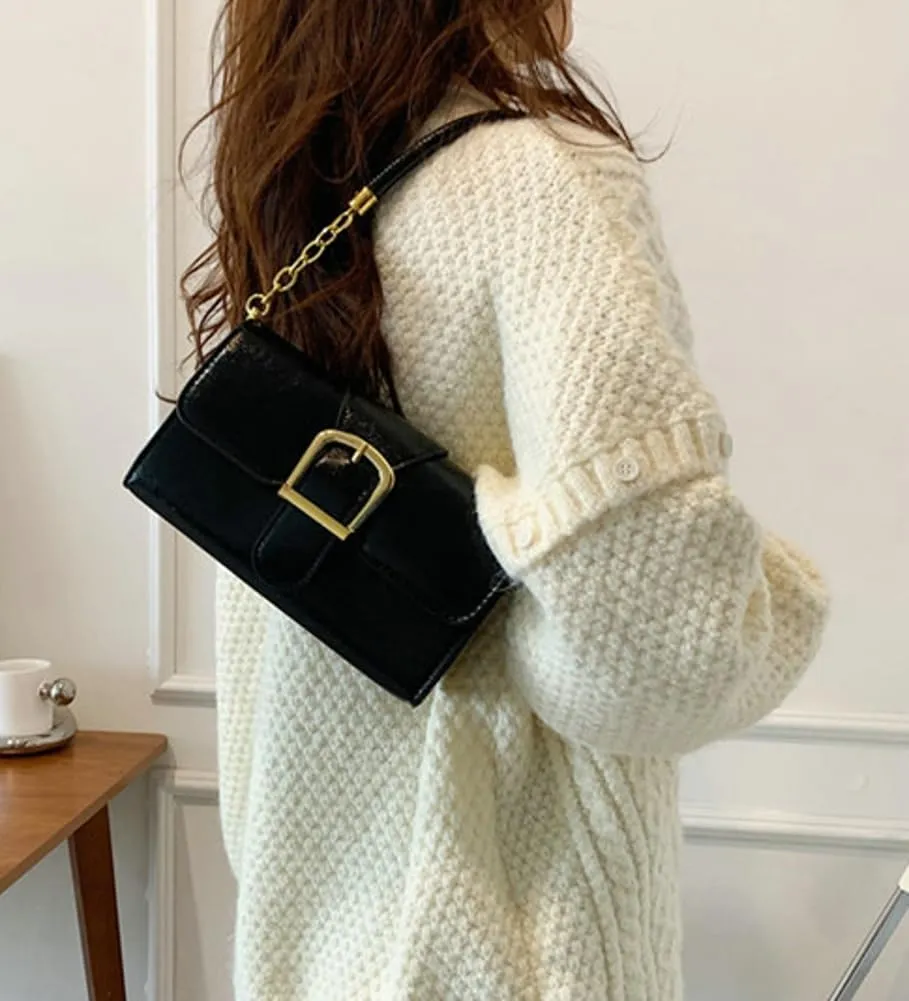 Trendy Shoulder Tote Bag for Women Vintage PU Leather Crossbody Bag Handbag Clutch Casual Purse Top Handle Handbag Satchel