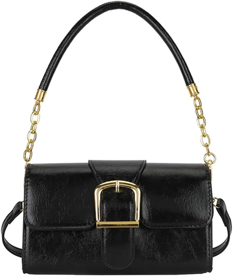 Trendy Shoulder Tote Bag for Women Vintage PU Leather Crossbody Bag Handbag Clutch Casual Purse Top Handle Handbag Satchel