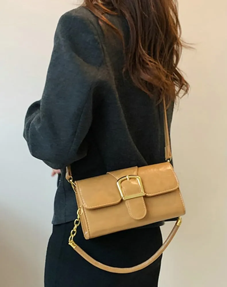 Trendy Shoulder Tote Bag for Women Vintage PU Leather Crossbody Bag Handbag Clutch Casual Purse Top Handle Handbag Satchel