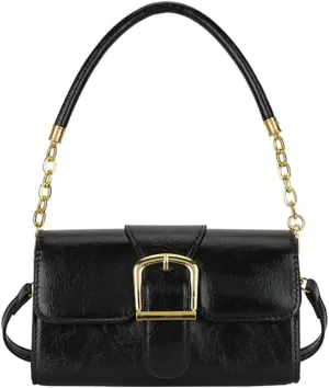 Trendy Shoulder Tote Bag for Women Vintage PU Leather Crossbody Bag Handbag Clutch Casual Purse Top Handle Handbag Satchel