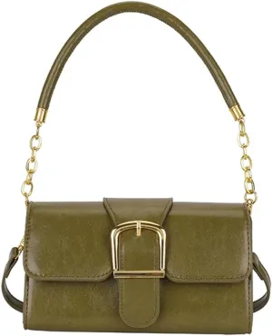 Trendy Shoulder Tote Bag for Women Vintage PU Leather Crossbody Bag Handbag Clutch Casual Purse Top Handle Handbag Satchel