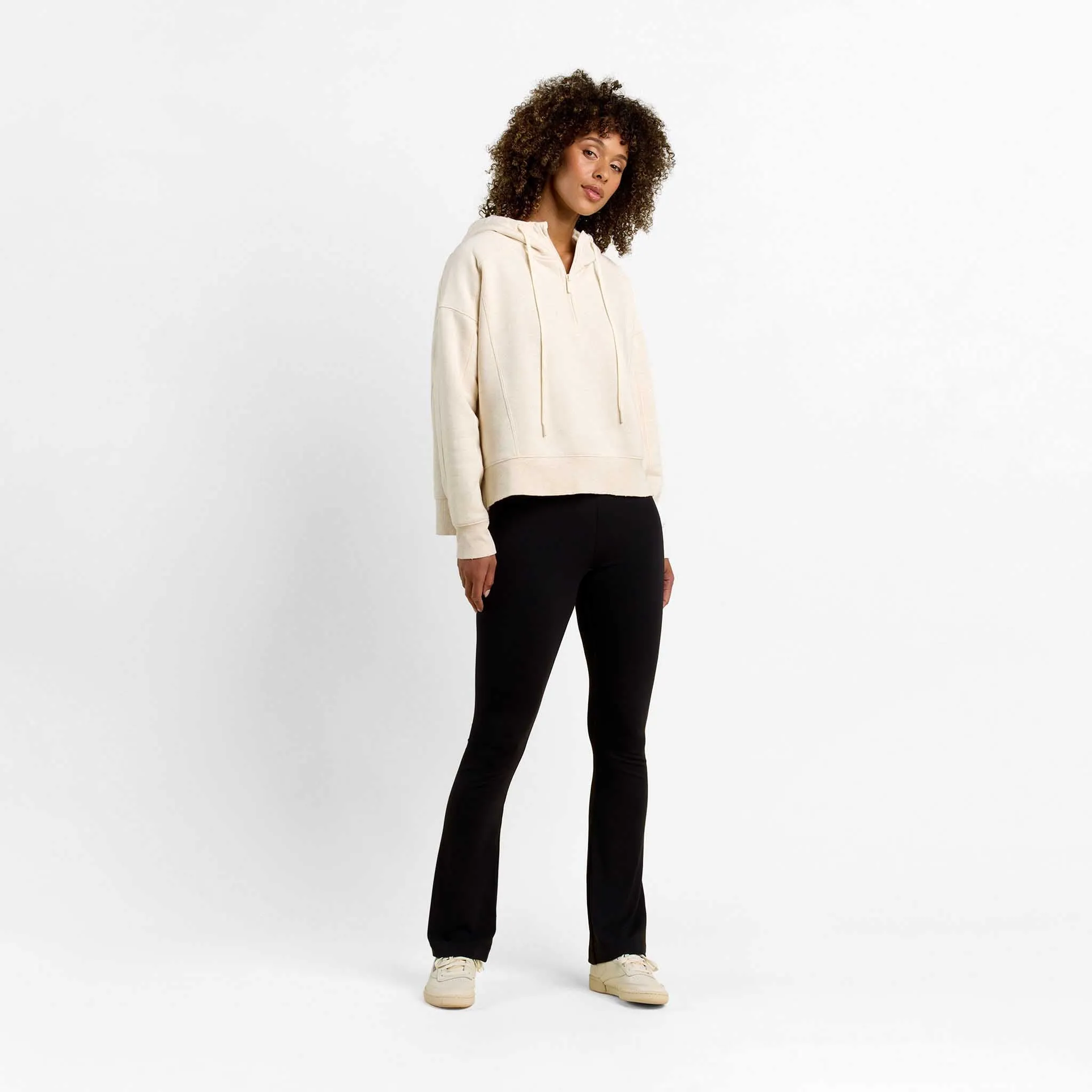 Vintage Fleece Downtime Quarter-Zip | Heather Bone