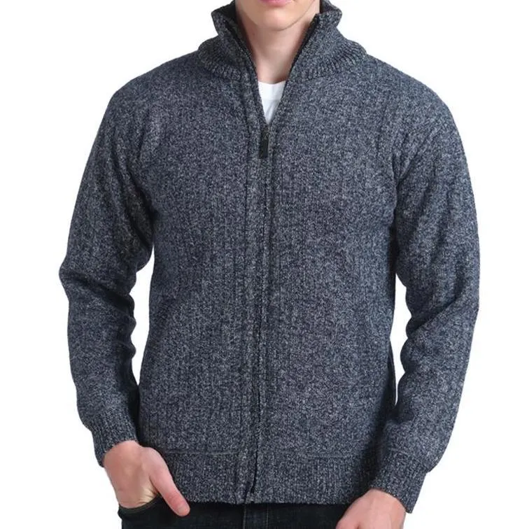 West Louis Zipper Turtleneck Cardigan
