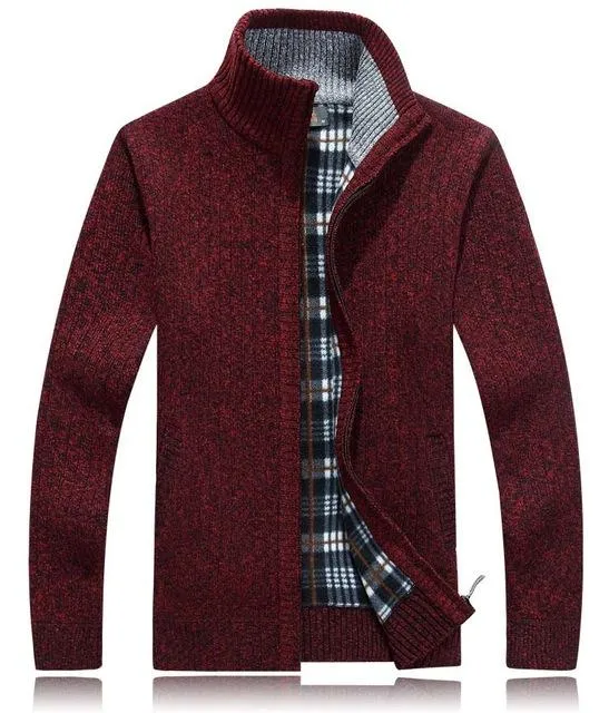 West Louis Zipper Turtleneck Cardigan