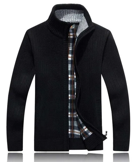 West Louis Zipper Turtleneck Cardigan
