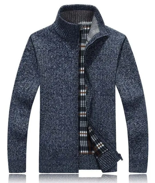 West Louis Zipper Turtleneck Cardigan