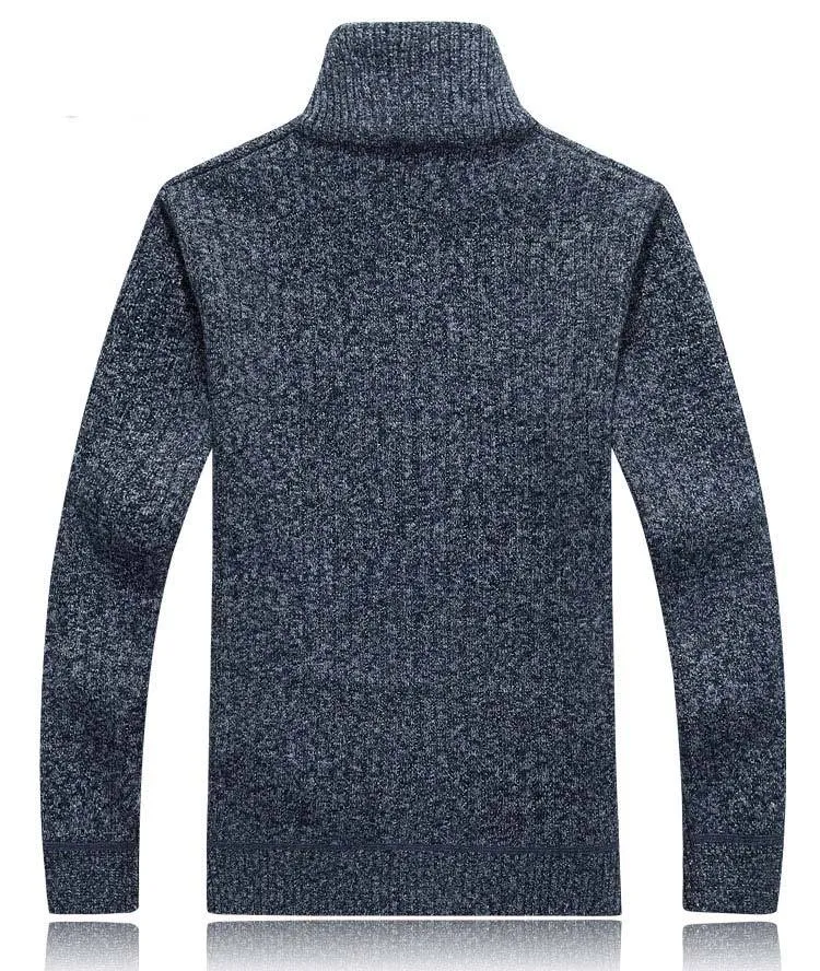 West Louis Zipper Turtleneck Cardigan